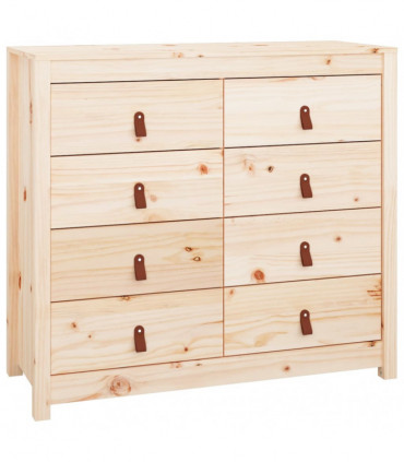Side Cabinet 100x40x90 cm Solid Wood Pine