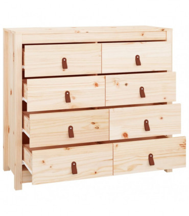 Side Cabinet 100x40x90 cm Solid Wood Pine