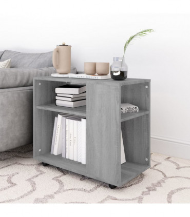 Side Table Grey Sonoma 70x35x55 cm Engineered Wood