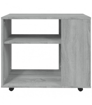 Side Table Grey Sonoma 70x35x55 cm Engineered Wood