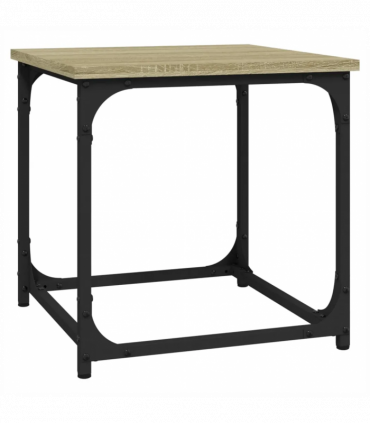 Side Table Sonoma Oak 40x40x40 cm Engineered Wood