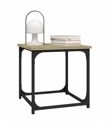 Side Table Sonoma Oak 40x40x40 cm Engineered Wood