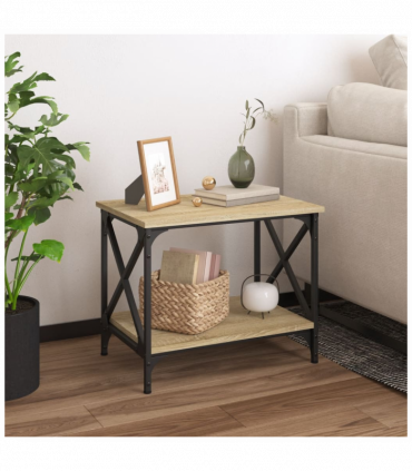 Side Table Sonoma Oak 55x38x45 cm Engineered Wood