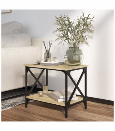 Side Table Sonoma Oak 55x38x45 cm Engineered Wood