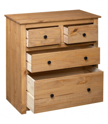 Sideboard 80x40x83 cm Pinewood Panama Range