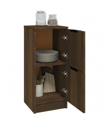 Sideboard Brown Oak 30x30x70 cm Engineered Wood