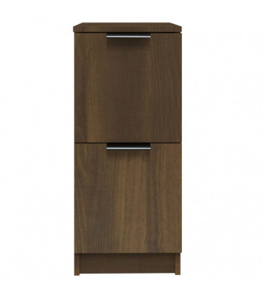 Sideboard Brown Oak 30x30x70 cm Engineered Wood