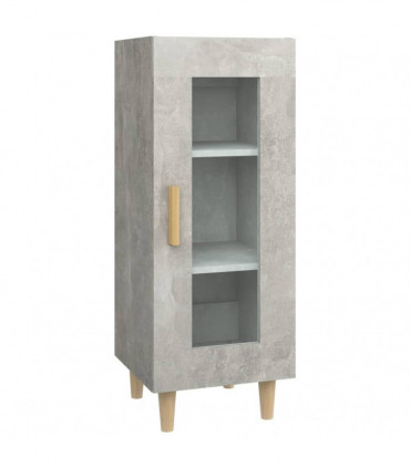 Sideboard Concrete Grey 34.5x34x90 cm Engineered Wood