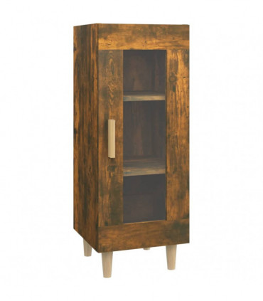 Sideboard Smoked Oak 34.5x34x90 cm Engineered Wood