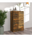 Sideboard Smoked Oak 60x35x98.5 cm Engineered Wood