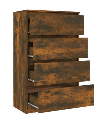 Sideboard Smoked Oak 60x35x98.5 cm Engineered Wood