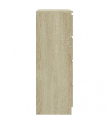 Sideboard Sonoma Oak 60x35x98.5 cm Engineered Wood