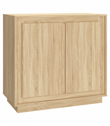vidaXL Sideboard Sonoma Oak 80x34x75 cm Engineered Wood