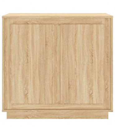 vidaXL Sideboard Sonoma Oak 80x34x75 cm Engineered Wood