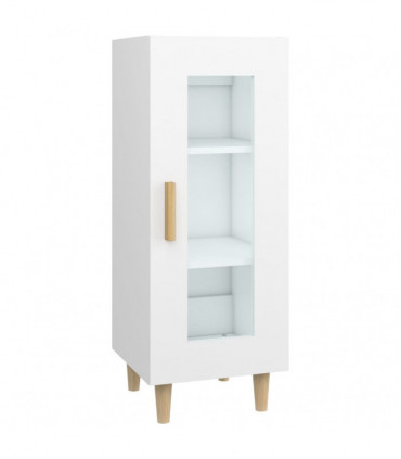 Sideboard White 34.5x34x90 cm Engineered Wood