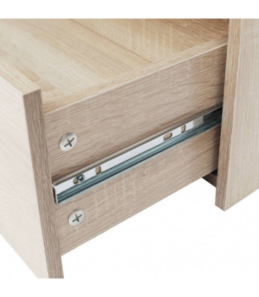 Sideboard with 4 Drawers 60x30.5x71 cm Oak Colour