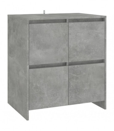 Sideboards 2 pcs Concrete Grey 70x41x75 cm Engineered Wood