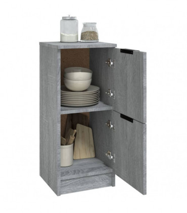 Sideboards 2 pcs Grey Sonoma 30x30x70 cm Engineered Wood