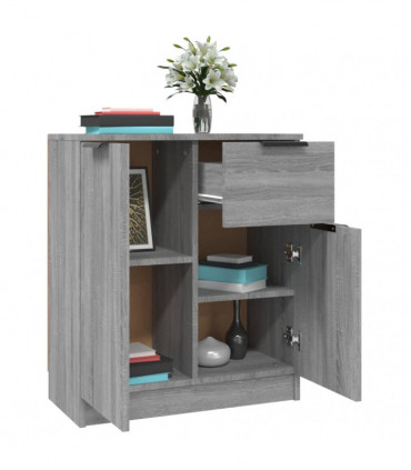 Sideboards 2 pcs Grey Sonoma 60x30x70 cm Engineered Wood