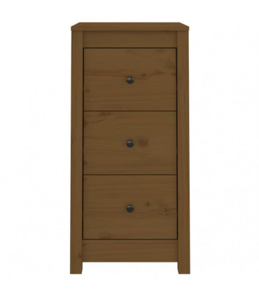 Sideboards 2 pcs Honey Brown 40x35x80 cm Solid Wood Pine