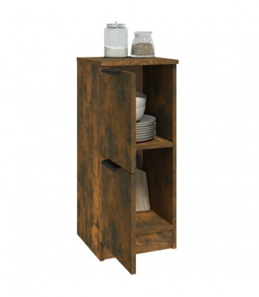 Sideboards 2 pcs Smoked Oak 30x30x70 cm Engineered Wood