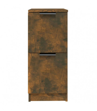 Sideboards 2 pcs Smoked Oak 30x30x70 cm Engineered Wood