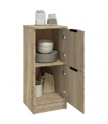 Sideboards 2 pcs Sonoma Oak 30x30x70 cm Engineered Wood