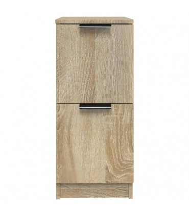 Sideboards 2 pcs Sonoma Oak 30x30x70 cm Engineered Wood