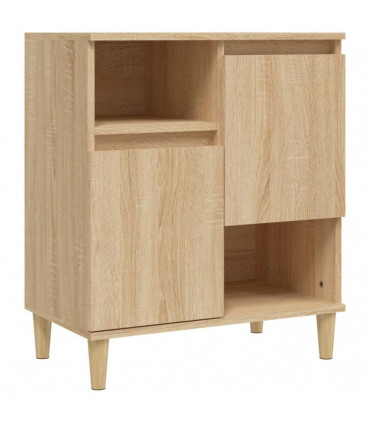Sideboards 2 pcs Sonoma Oak 60x35x70 cm Engineered Wood