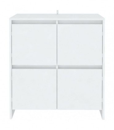 vidaXL Sideboards 2 pcs White 70x41x75 cm Engineered Wood
