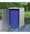 Single Wheelie Bin Shed 240 L Stainless Steel