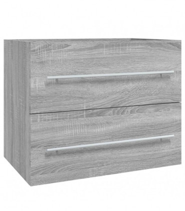 Sink Cabinet Grey Sonoma 60x38.5x48 cm Engineered Wood