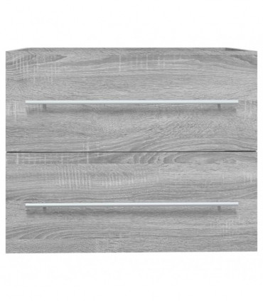 Sink Cabinet Grey Sonoma 60x38.5x48 cm Engineered Wood