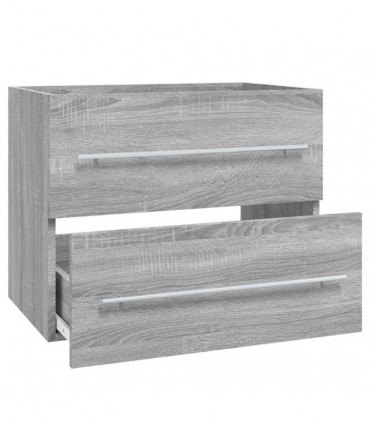 Sink Cabinet Grey Sonoma 60x38.5x48 cm Engineered Wood
