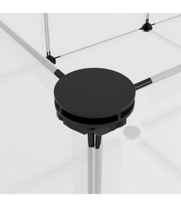 Small Animal Cage Transparent 144x74x46.5 cm PP and Steel