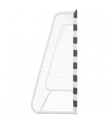 Soccer Goal 300x200x90 cm Metal Black and White