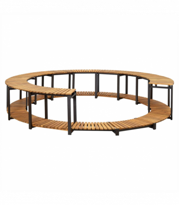 Spa Surround 273x53 cm Solid Acacia Wood