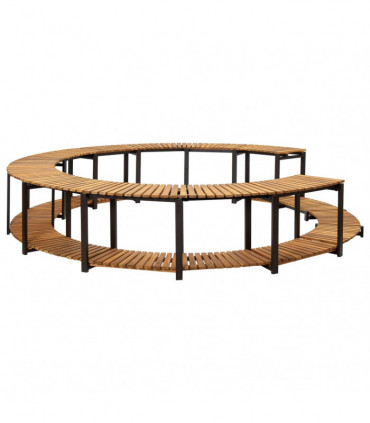 Spa Surround 273x53 cm Solid Acacia Wood