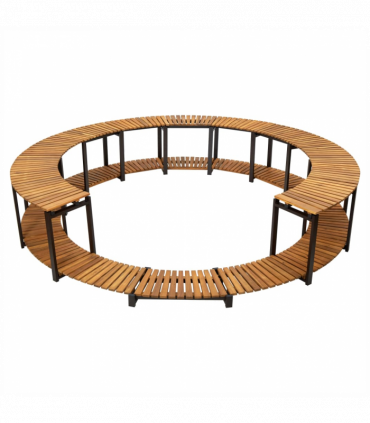 Spa Surround 273x53 cm Solid Acacia Wood