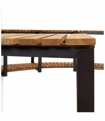 Spa Surround 273x53 cm Solid Acacia Wood