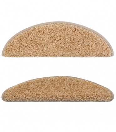 Stair Mats 10 pcs 56x20 cm Cream