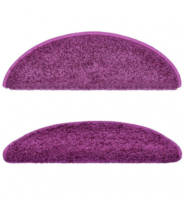 Stair Mats 10 pcs 56x20 cm Violet
