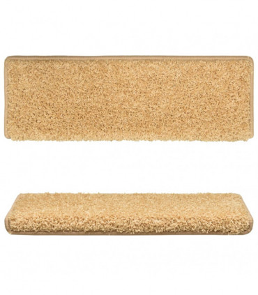 Stair Mats 10 pcs 65x25 cm Beige