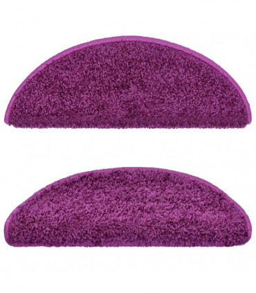 Stair Mats 10 pcs 65x25 cm Violet