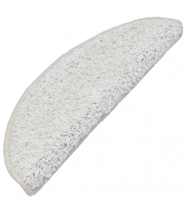 Stair Mats 10 pcs 65x25 cm White