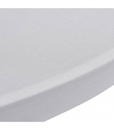 Standing Table Cover Ø70 cm White Stretch 4 pcs