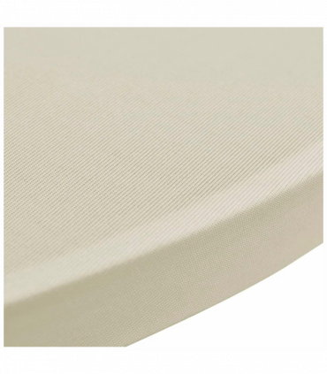 Standing Table Cover Ø70cm Cream Stretch 2 pcs
