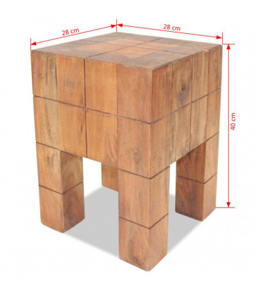 Stool Solid Reclaimed Wood