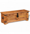 Storage Chest Rough Mango Wood
