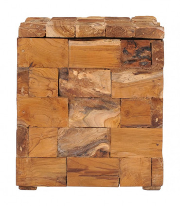 Storage Stool Solid Teak Wood